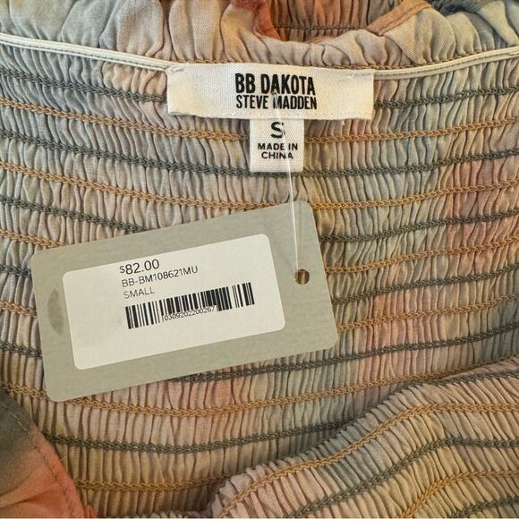 NWT BB DAKOTA/Steve Madden Ode to You Mini Dress Tie-Dye Women Size Small - Picture 6 of 8